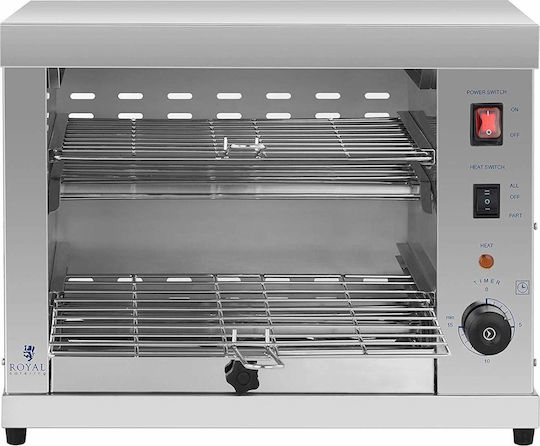 Royal Catering Gewerblich Toaster Backofen mit 2 Ebenen 3.25kW RCET-360