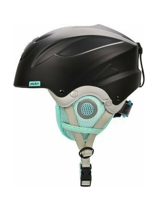 Meteor Lumi Helmet for Ski & Snowboard Black / Mint 24861-24863