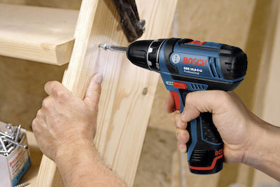 Bosch GSR 12V-15 Δραπανοκατσάβιδο Μπαταρίας 12V 2x2Ah
