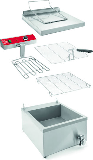 Hendi Electric Fryer 3.5kW Capacity 12lt 63x86x36cm