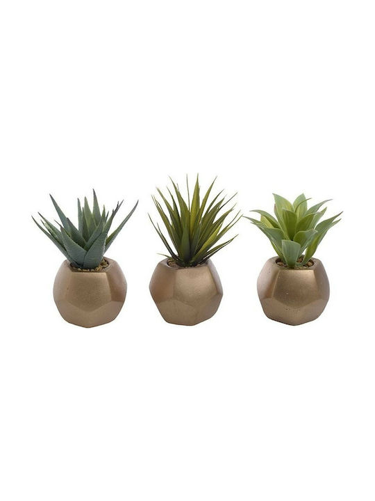 Inart Artificial Plant in a Pot Cactus 14cm 1pcs