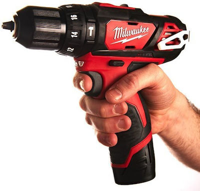 Milwaukee M12 BPD-202C Κρουστικό Δραπανοκατσάβιδο Μπαταρίας 12V 2x2Ah