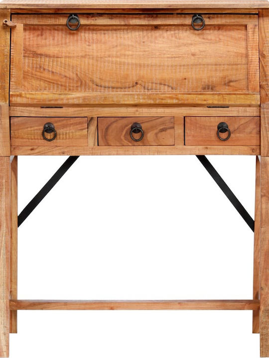 Sekretärin-Schreibtisch aus Massivholz Beige 107x40x90cm