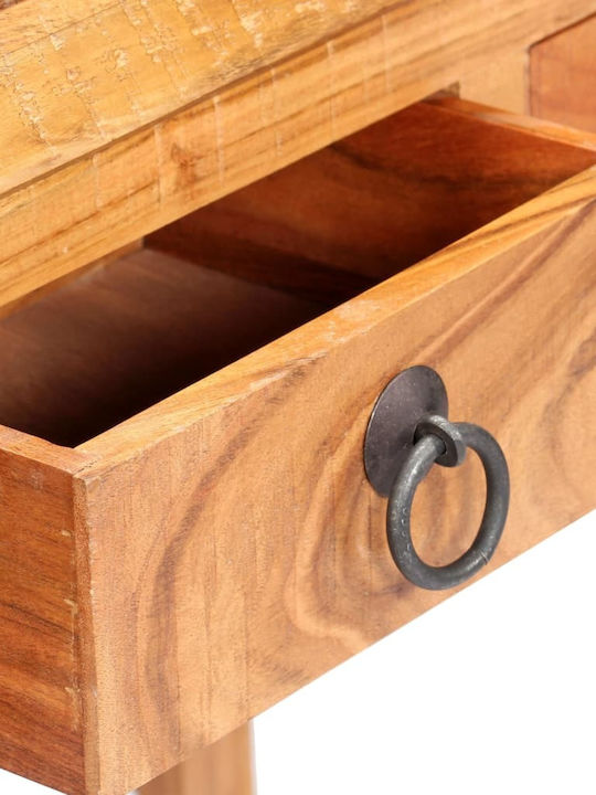 Sekretärin-Schreibtisch aus Massivholz Beige 107x40x90cm