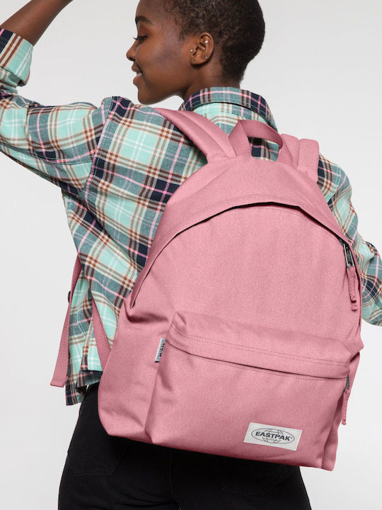 Eastpak Padded Pak'r - Muted Pink Σχολική Τσάντα Πλάτης Γυμνασίου - Λυκείου σε Ροζ χρώμα 24lt