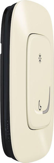 Legrand Valena Allure 89 Elektrischer Wandtaster Grundlegend Wandmontiert Mit Beigem Rahmen