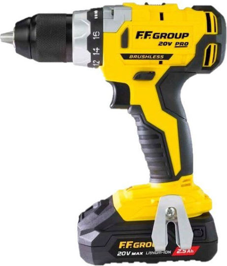 FFG CDD-BL 20V PRO Δραπανοκατσάβιδο Μπαταρίας Brushless 20V 1x2.5Ah