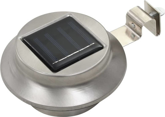 vidaXL Set of 12 Wall Solar Lights Cold White with Photocell 12cmx6.5cmcm