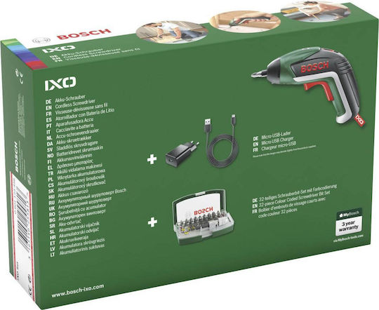 Bosch IXO V Battery Screwdriver 3.6V 1x1.5Ah
