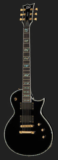 ESP LTD EC 1000 Chitară Electrică Tăietură unică cu HH Configurație Doze Neagră