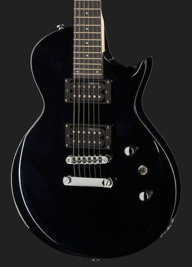 ESP LTD EC-10 Electric Guitar Single cut with HH Pickup Configuration Black with Case
