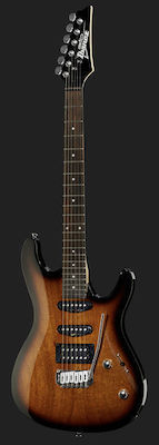Ibanez GSA60 Ηλεκτρική Κιθάρα 6 Χορδών με Ταστιέρα Purple Heart και Σχήμα ST Style Brown Sunburst