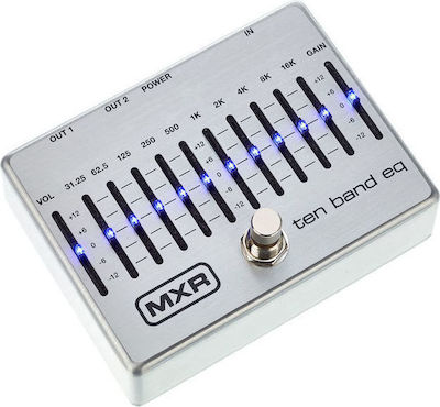 MXR M-108S 10 Band Pedals Equalizer Electric Guitar and Electric Bass