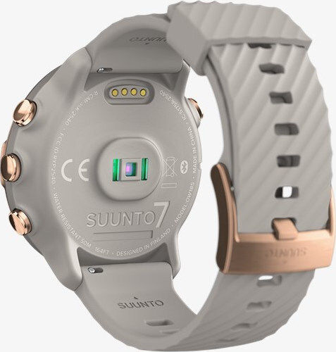 Suunto 7 50mm Αδιάβροχο Smartwatch με Παλμογράφο (Sandstone Rosegold)
