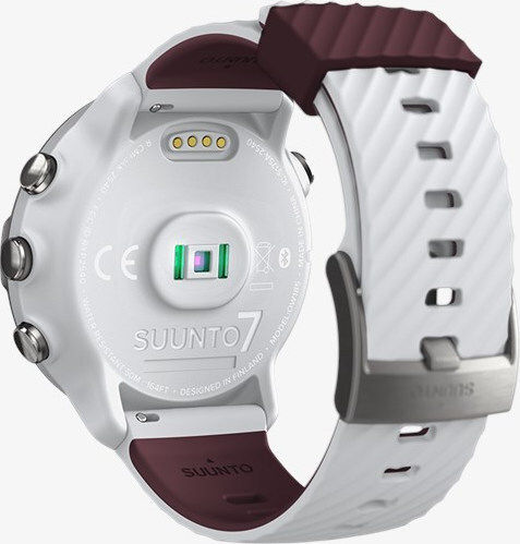 Suunto 7 50мм Водоустойчив Смартчасовник с Пулсомер (White Burgundy)