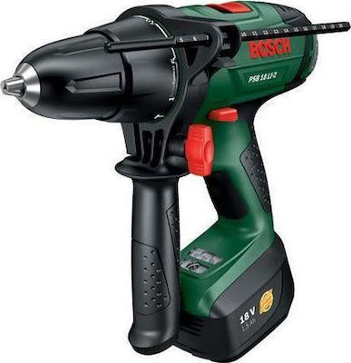 Bosch PSB 18LI-2 Κρουστικό Δραπανοκατσάβιδο Μπαταρίας 18V 1x1.5Ah