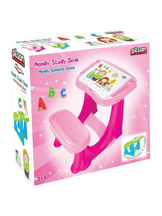 Handy Study 03433 Kids Desk for Painting made of Plastic Pink 03-433