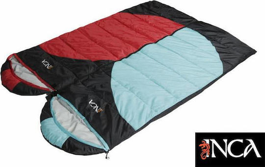 Inca Sleeping Bag Μονό Wayna Black/Red