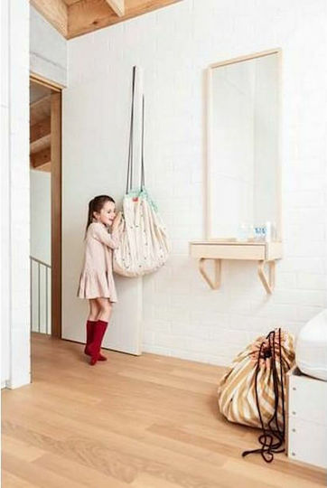 Play&go Kinder Spielmatte aus Stoff Swan Weiß 140x40cm 1Stück