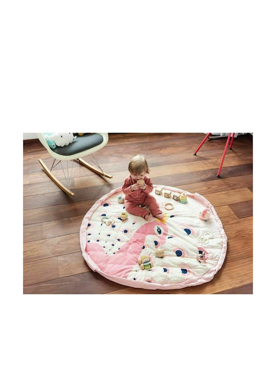 Play&go Children's Play Mat made of Fabric Peacock Pink 1pcs