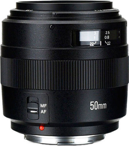 Yongnuo Full Frame Camera Lens YN 50mm f/1.4 Fixed for Canon EF Mount Black