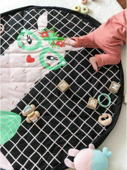 Play&go Lama Activity Mat Black 120x120cm