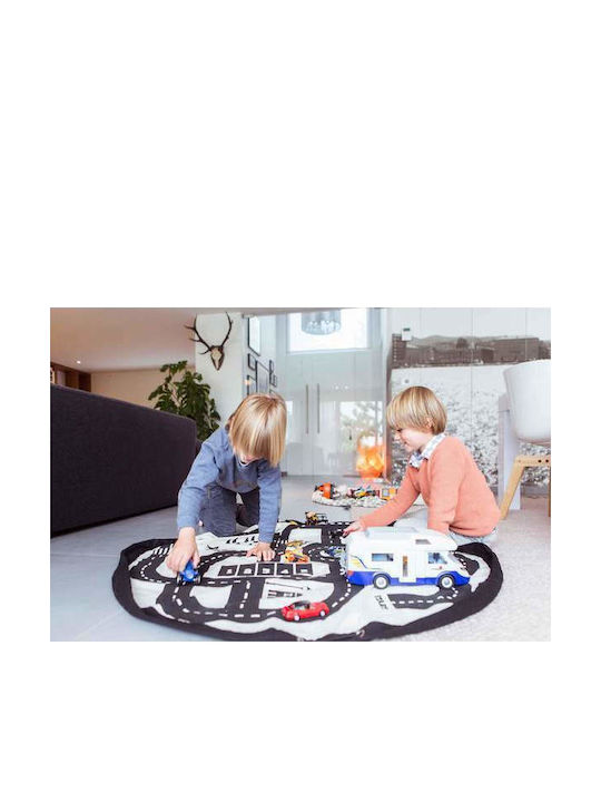 Play&go Roadmap Χαλάκι Δραστηριοτήτων Μαύρο 140x140cm