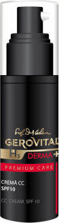 Gerovital Derma+ Premium Care CC Крем за лице Дневен с SPF10 за Хидратация и Против стареене 30мл