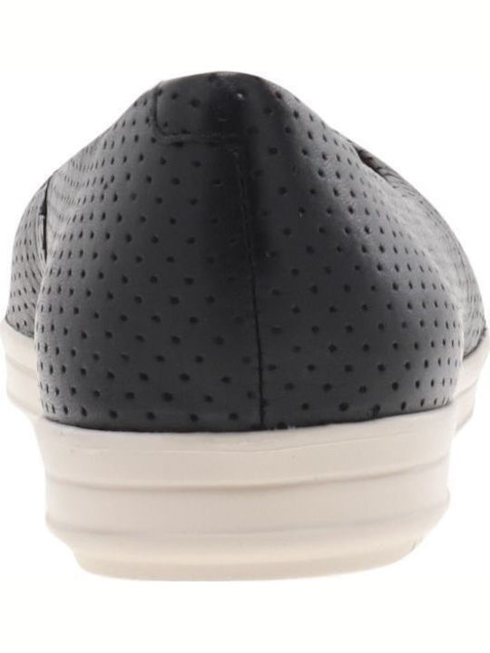 Leather Ballerinas D Genova Black