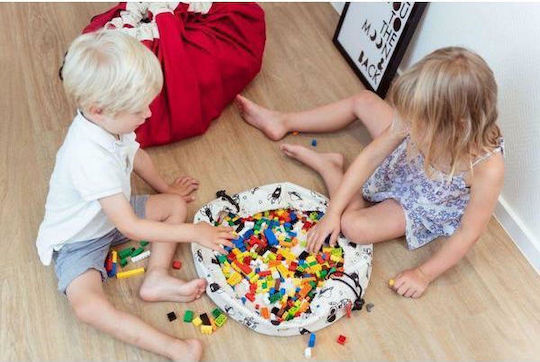 Play&go Kinder Spielmatte aus Stoff Mini Thunderbolt Weiß 40cm 1Stück