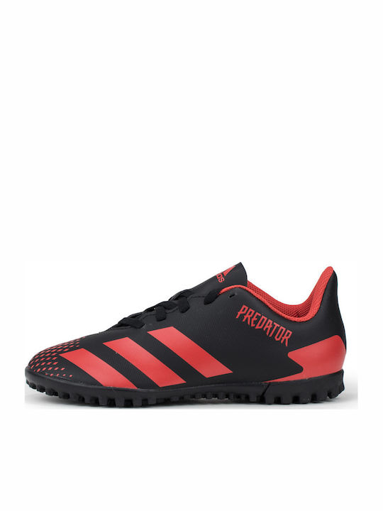 Παιδικά Ποδοσφαιρικά Παπούτσια Predator 20.4 Turf με Σχάρα Core Black / Active Red