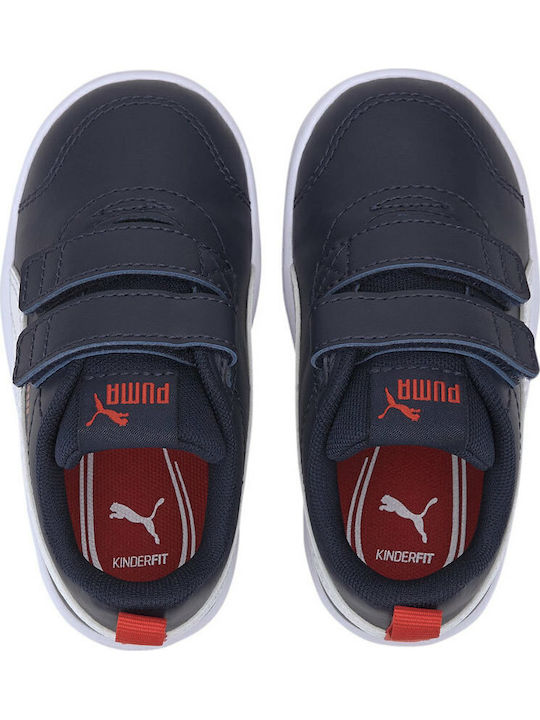 Courtflex Kids Sneakers with Scratch Navy Blue