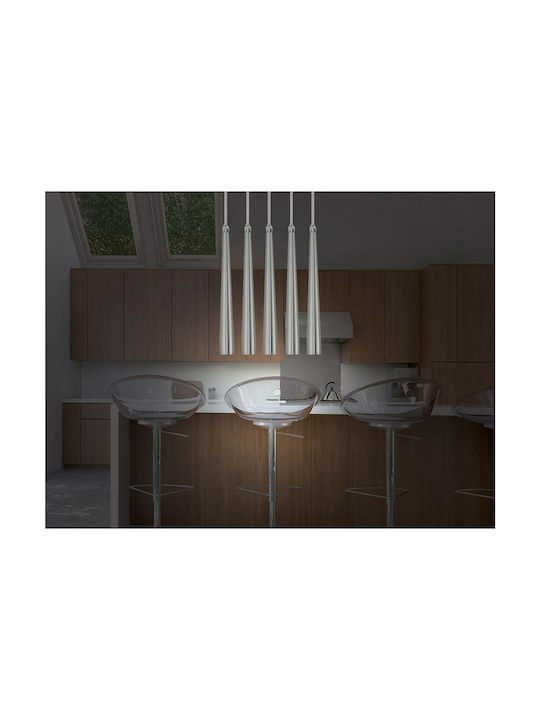 Luma Pendant Light Three-Light Rail for Socket G9 Silver