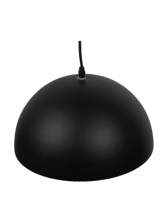 GloboStar Medea Black Bell Pendant Ceiling Light with E27 Socket 30x30x16cm