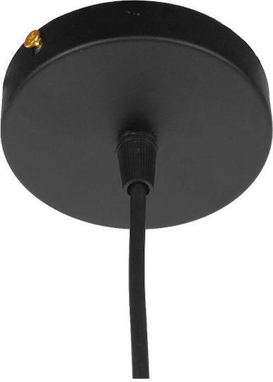 GloboStar Medea Black Bell Pendant Ceiling Light with E27 Socket 30x30x16cm