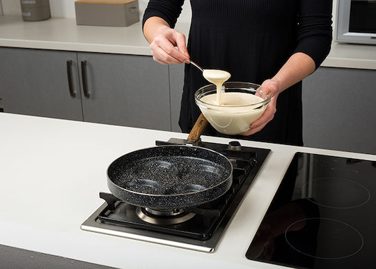 Nava Nature Pancake Τηγάνι για Pancakes από Αλουμίνιο με Επίστρωση από Πέτρα 26cm