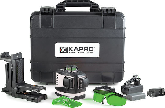 Kapro 883G Prolaser Rotierend Laser-Wasserwaage Grüner Strahl mit Arbeitsbereich 30m