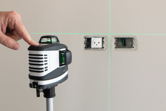 Kapro 883G Prolaser Rotierend Laser-Wasserwaage Grüner Strahl mit Arbeitsbereich 30m