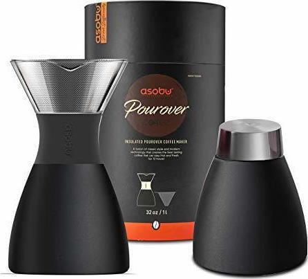 Asobu PO300 Pour Over Set Stainless Black