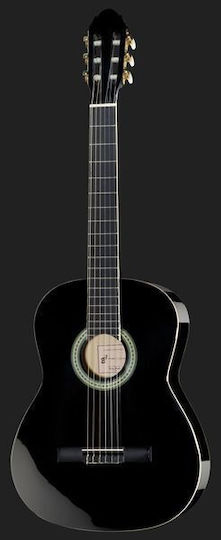 Harley Benton Klassisch Gitarre 4/4 CG-200 Schwarz