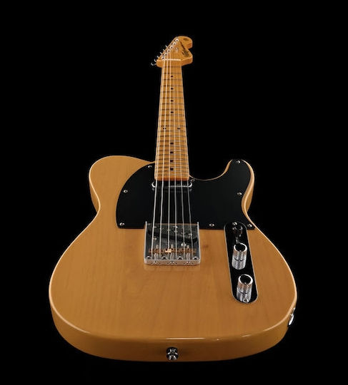 Vintage V52 ReIssued Ηλεκτρική Κιθάρα T Style με SS Διάταξη Μαγνητών Butterscotch
