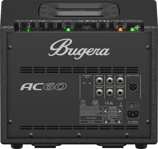 Bugera AC-60 Combo Ενισχυτής Ακουστικών Οργάνων 1 x 8" 60W Μαύρος