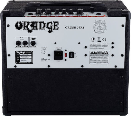 Orange Crush 35RT Black Combo Ενισχυτής Ηλεκτρικής Κιθάρας 1 x 10" 35W Μαύρος