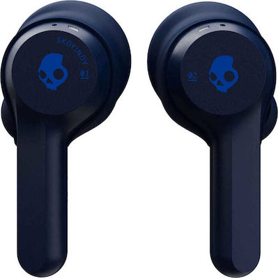 Skullcandy Indy In-ear Bluetooth Handsfree Ακουστικά με Αντοχή στον Ιδρώτα και Θήκη Φόρτισης Μπλε