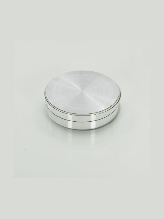 vidaXL Servierplatte Glas Transparent mit Durchmesser 60cm 1Stück
