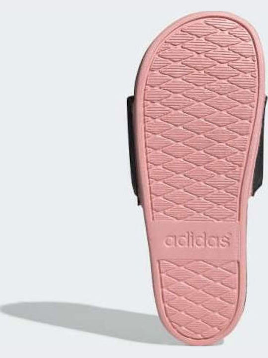 Adilette Cloudfoam Plus Logo Men's Slides Black
