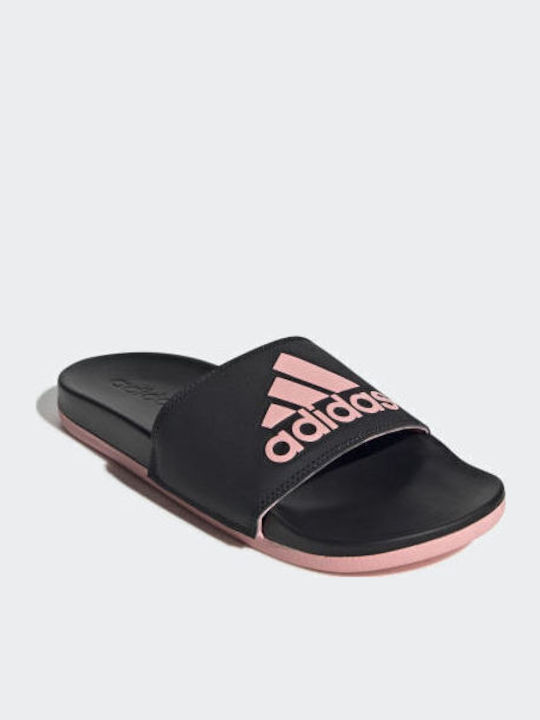 Adilette Cloudfoam Plus Logo Men's Slides Black