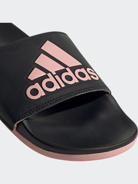 Adilette Cloudfoam Plus Logo Men's Slides Black