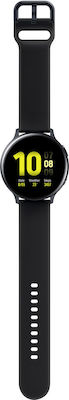 Samsung Galaxy Watch Active2 Aluminium 44mm Αδιάβροχο με Παλμογράφο (Μαύρο)