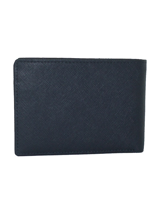 Diplomat Men's Leather Wallet Blue